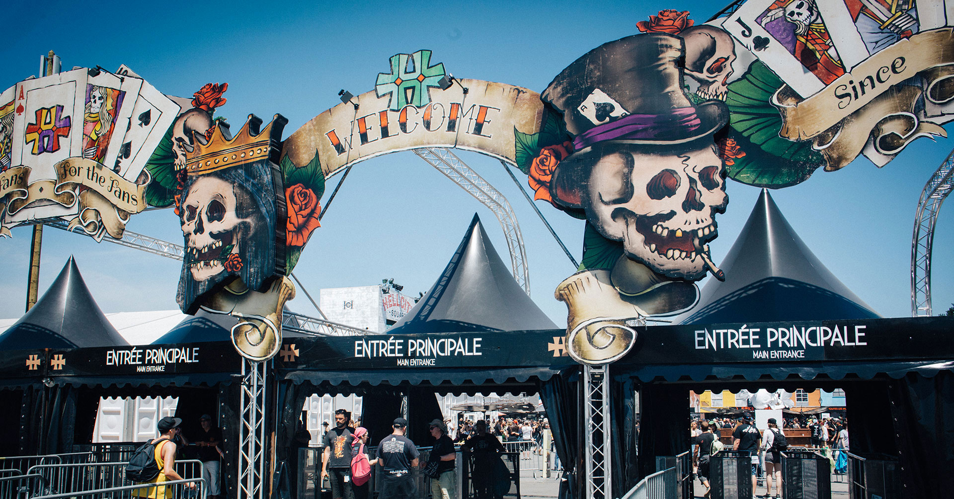 Old School Tattoo Entrance Hellfest Phixion
