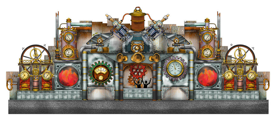 'Engine' version of steampunk