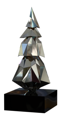680-592,Crystalline Tree,Indoor,3D,si,bk,~105x250x105cm.png